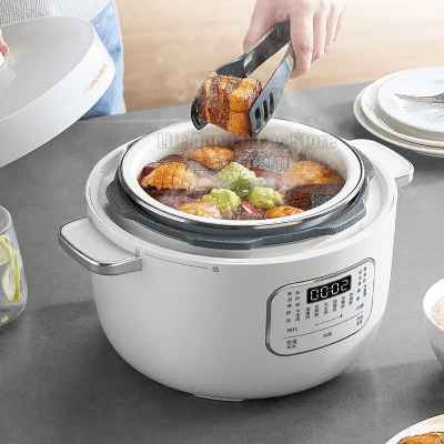 Autocuiseur Électrique - ElectricCooker™ - Blanc - Comptoir en Cuisine