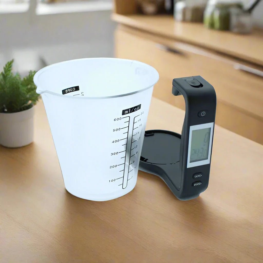Balance de Cuisine - ElectronicCups™ - Noir - Comptoir en Cuisine