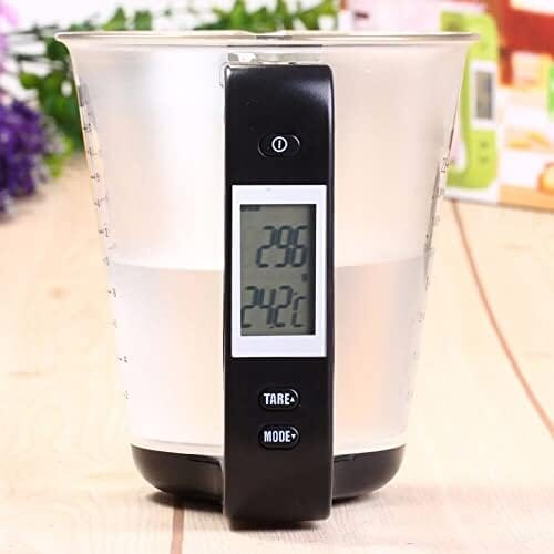 Balance de Cuisine - ElectronicCups™ - Noir - Comptoir en Cuisine