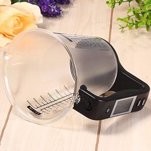 Balance de Cuisine - ElectronicCups™ - Noir - Comptoir en Cuisine