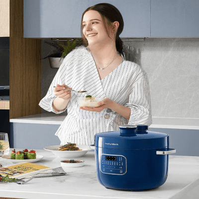Autocuiseur Électrique - ElectricCooker™ - Bleu - Comptoir en Cuisine