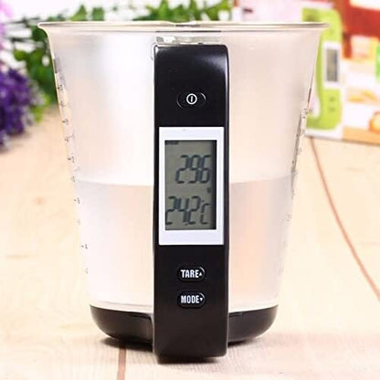 Balance de Cuisine - ElectronicCups™ - Noir - Comptoir en Cuisine