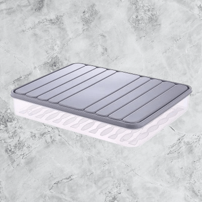 Boîte de rangement - FoodSaverBox™ - Carré gris - Comptoir en Cuisine
