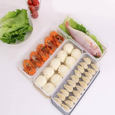 Boîte de rangement - FoodSaverBox™ - Rectangle blanc - Comptoir en Cuisine