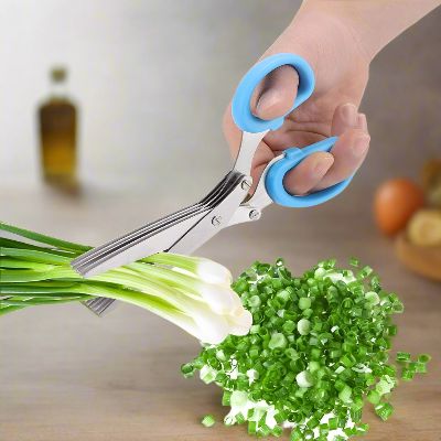 Ciseaux de Cuisine - MultiLayersScissor™ - Bleu - Comptoir en Cuisine