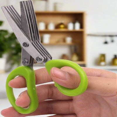 Ciseaux de Cuisine - MultiLayersScissor™ - Vert - Comptoir en Cuisine